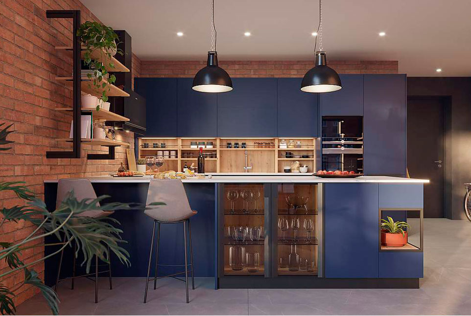 Cocina Fénix Azul